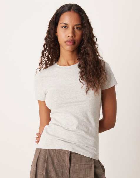 Camiseta gris de manga corta sin costuras de Abercrombie & Fitch - view 1