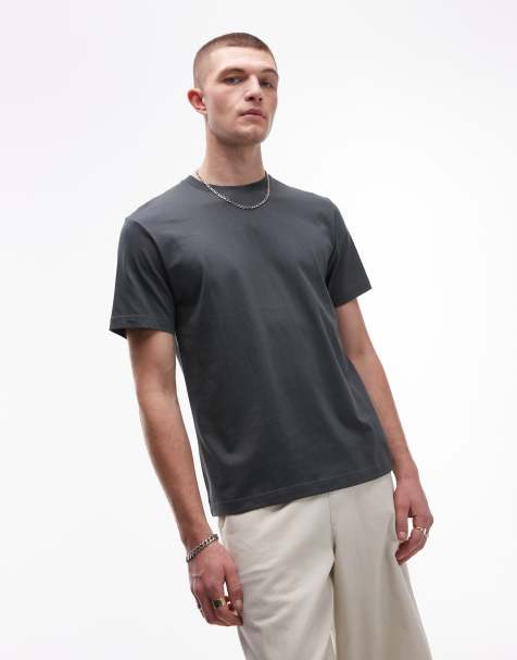 Camiseta gris de punto liso de ARKET - view 1