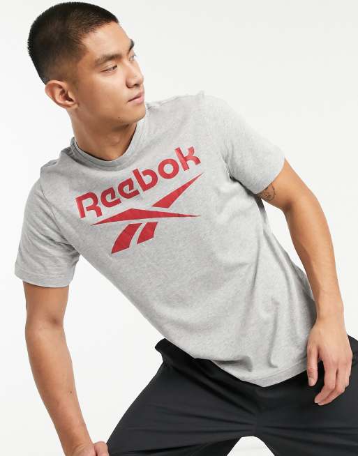 Camisetas store reebok gris