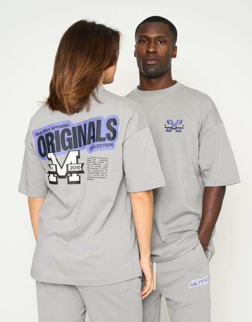 Camiseta gris definitivo extragrande Alliance de Multiply Apparel