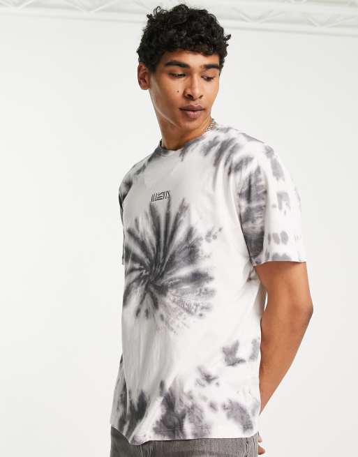 Tie dye top camiseta gris