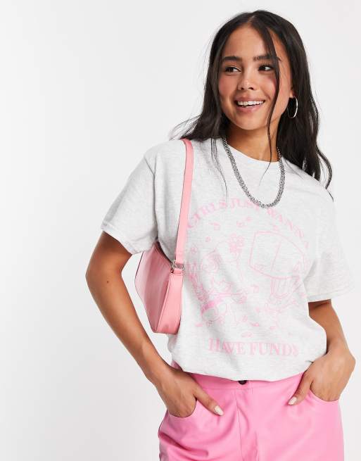 Camiseta gris extragrande con diseño de Don Cangrejo de Skinnydip x SpongeBob