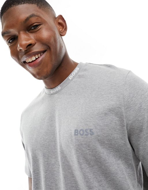 Camiseta gris holgada de BOSS Bodywear