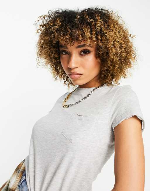 Camiseta gris holgada Fresha de Brave Soul, 3 de 4