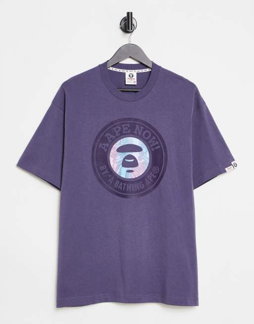 Camiseta gris iridiscente Starbuck de AAPE BY A BATHING APE®