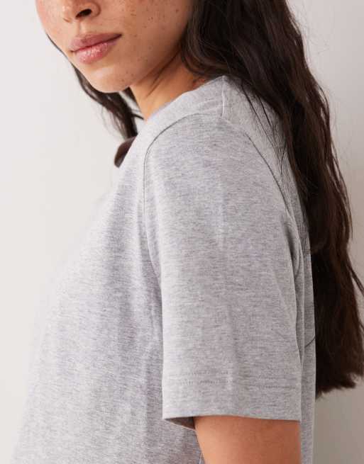 Camiseta gris jaspeado de ARKET, 3 de 4
