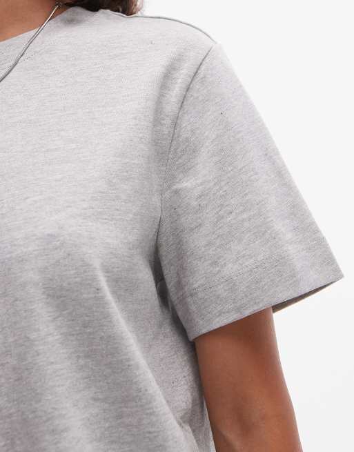 Camiseta gris jaspeado extragrande de Selected , 3 de 4