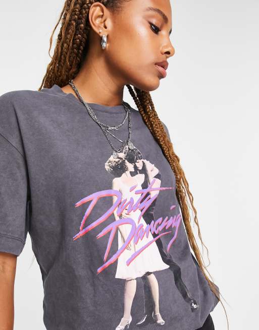 gris lavado estampado de "Dirty Dancing" con de Reclaimed Vintage Inspired | ASOS