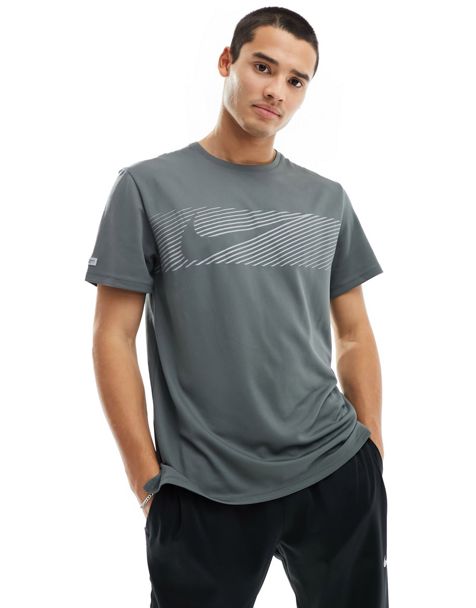 Camiseta hombre, t-shirt-gris oscuro