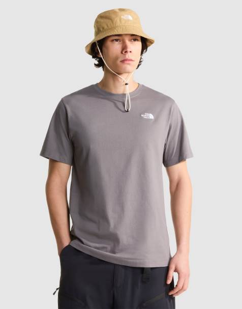 Camiseta gris perlado ahumado y blanco TNF de manga corta y corte estándar Evolution Simple Dome de The North Face - view 1