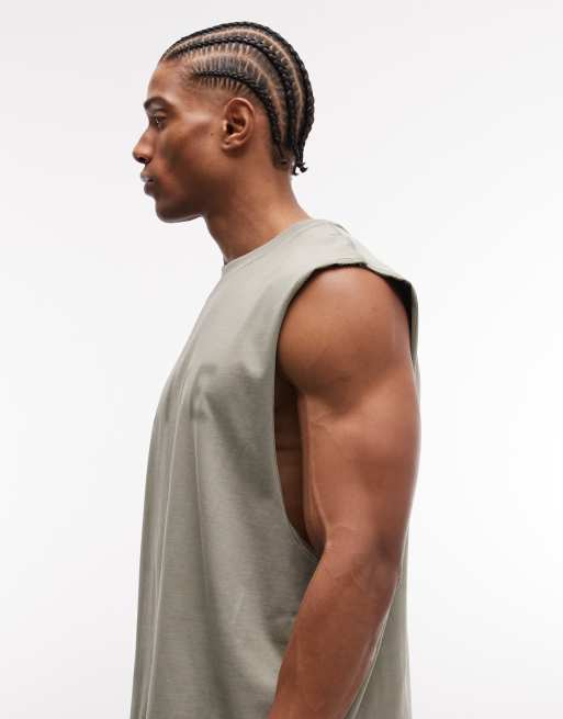 Camiseta gris sin mangas con logo en el pecho Athletic Club de Nike Training, 5 de 5