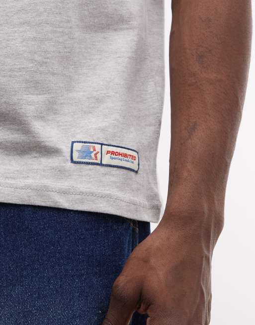 Camiseta gris Sporting Goods de Prohibited, 3 de 5