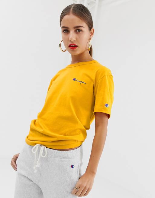 Camiseta holgada con logo frontal de Champion