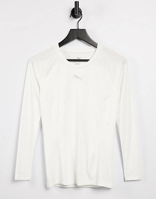 Camiseta interior blanca de manga larga La Liga de Puma