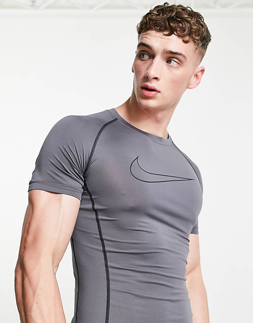 Hombre Tops | Camiseta interior gris Pro Training de Nike - MW53530