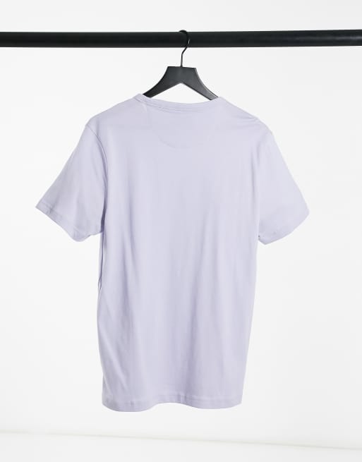 Camiseta lila de corte slim con logo Danny de Farah, 2 de 4