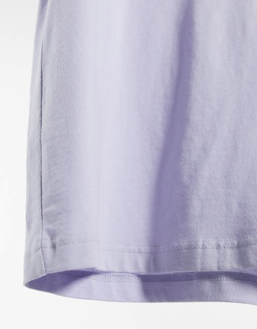 Camiseta lila de corte slim con logo Danny de Farah, 4 de 4