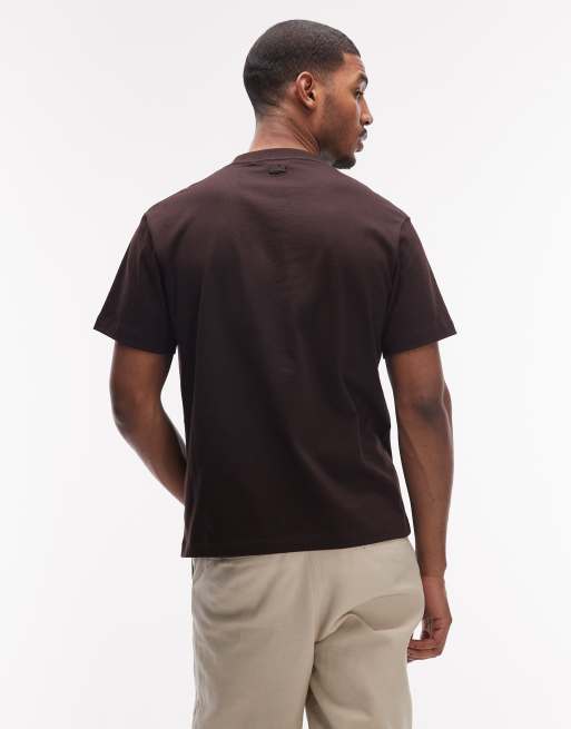 Camiseta marrón con logo de Lacoste, 3 de 5