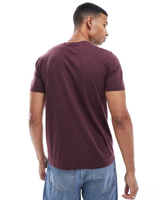 Camiseta marrón con logo distintivo Hollister, 2 de 4