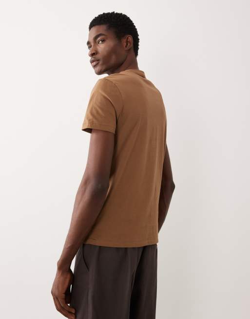 Camiseta marrón con logo Icon de Polo Ralph Lauren, 3 de 5