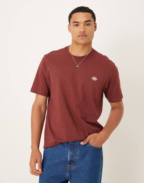 Camiseta marrón medio de manga corta Mapleton de Dickies - view 1