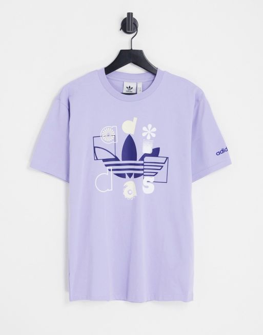 Polera discount adidas morada