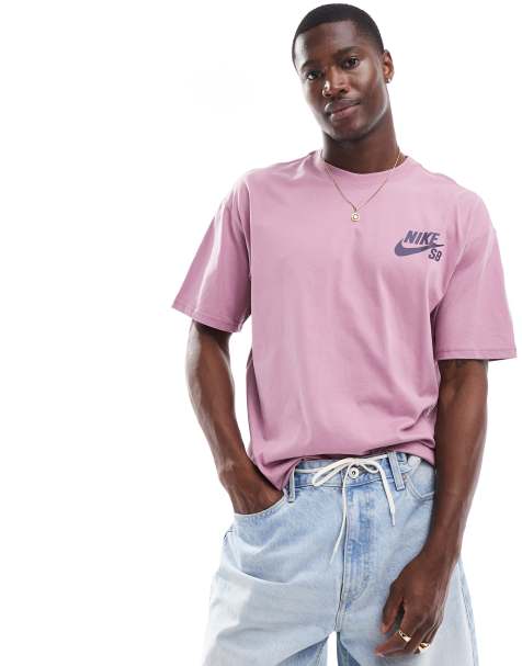 Camiseta morada con logo en el pecho de Nike SB - view 1