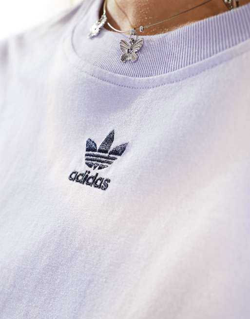 Adidas Playeras Tie Dye Mujer Camiseta Morada Extragrande Con