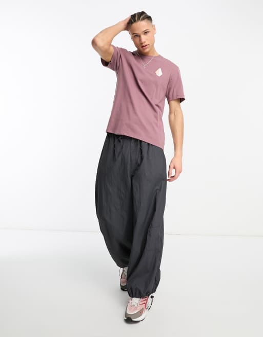 Camiseta morado polvoriento con estampado en la espalda Zenner de Volcom, 4 de 4