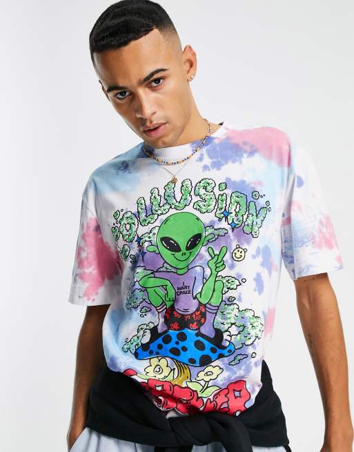 Camiseta tie dye alien new arrivals