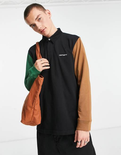 Camiseta multicolor estilo rugby de pana de Carhartt WIP
