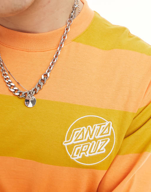 Camiseta naranja a rayas de manga larga Bold Stripe de Santa Cruz, 2 de 4