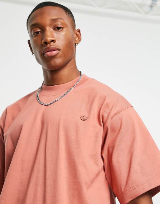 Camiseta naranja con logo de tr bol Contempo de adidas Originals