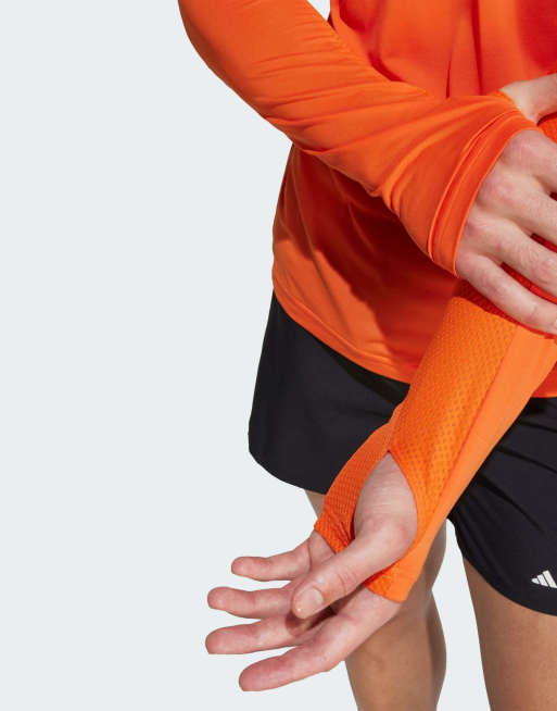 Camiseta naranja impacto lúcido de manga larga Terrex Xperior Climacool+ de adidas, 2 de 4
