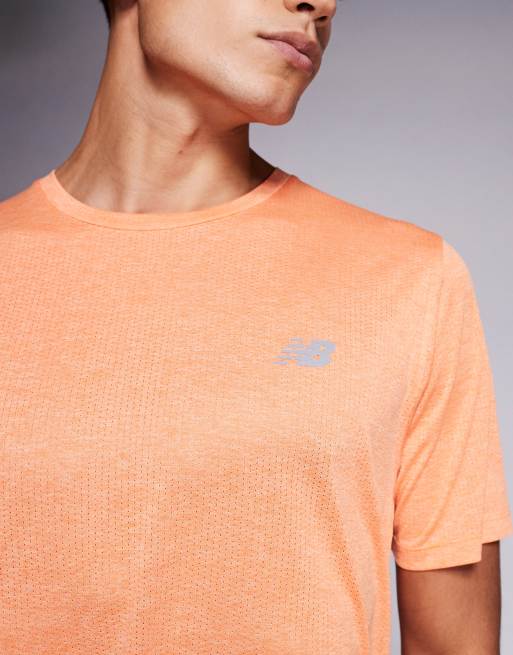 Camiseta naranja luminoso Athletics de New Balance, 5 de 5