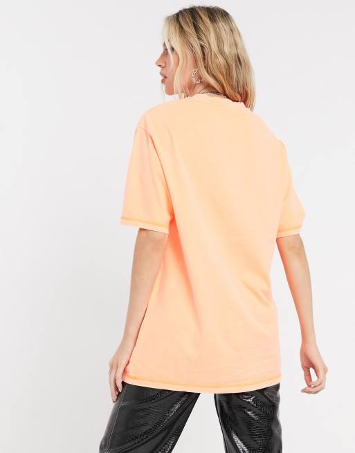 Camiseta naranja online neon