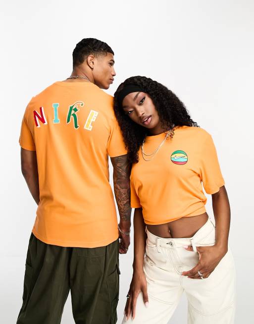 Camiseta naranja Seasonal Dri-FIT de Nike Basketball
