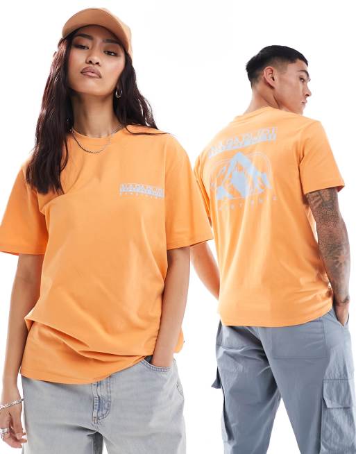Camiseta naranja Wahine de Napapijri, 3 de 4