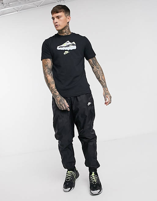 Asociar Cap diferente a Camiseta negra Air Max 90 de Nike | ASOS