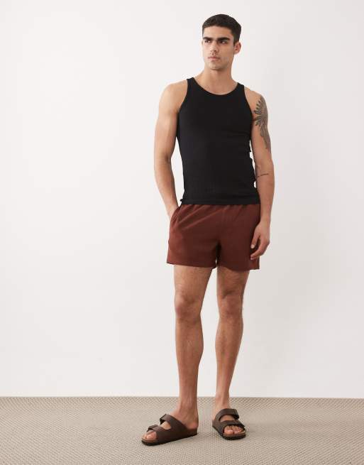 Camiseta negra ajustada sin mangas de canalé de Jack & Jones, 2 de 5