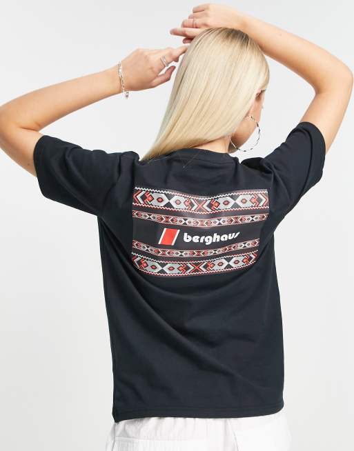 Camiseta negra Aztec Block de Berghaus 