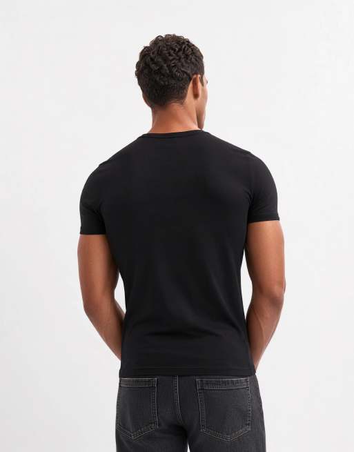 Camiseta negra básica ajustada de ASOS DESIGN, 9 de 10