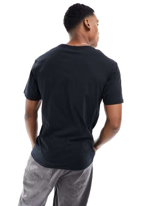 Camiseta negra básica con detalle de logo CSC de Columbia, 4 de 4