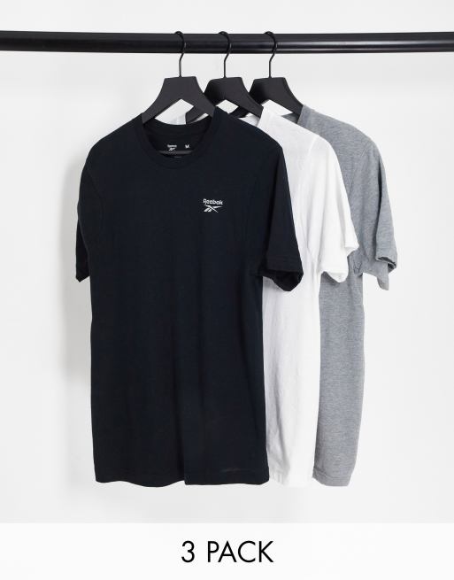 Camiseta negra con cuello redondo Santo de Reebok