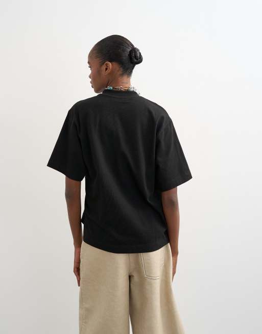 Camiseta negra con detalle retorcido de Topshop, 3 de 4