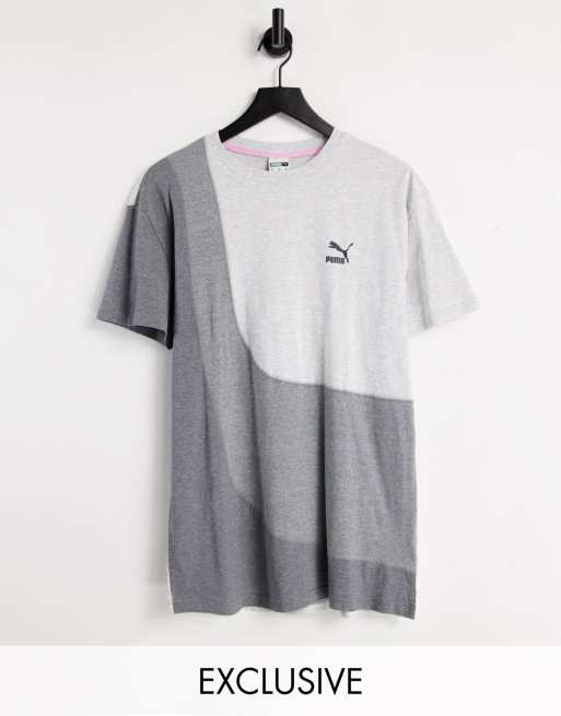 Camiseta negra con diseño color block Convey exclusiva en ASOS de PUMA