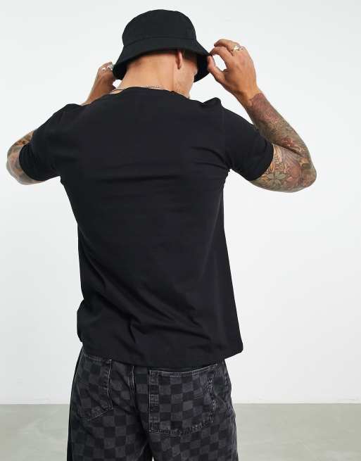 Camiseta negra con estampado de las misiones Apolo de la NASA de Alpha Industries, 2 de 4