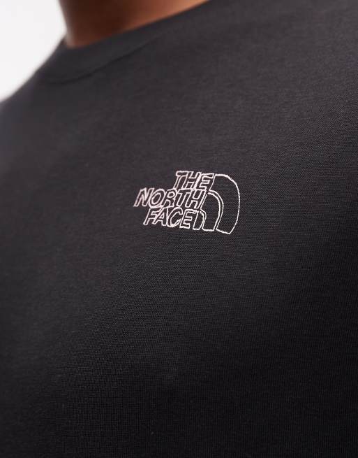 Camiseta negra con estampado en la espalda Flower Scribble de The North Face, 5 de 5