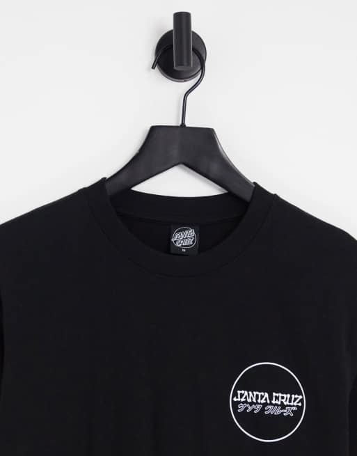 Camiseta negra con estampado en la espalda Forge Hand de Santa Cruz, 4 de 4