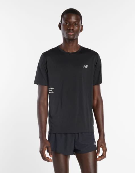Camiseta negra con estampado gráfico Athletics de New Balance - view 1